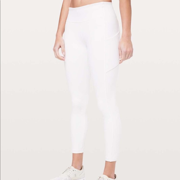 SOLD. Lululemon Speed Up Tight 28” White - Picture 3 of 11